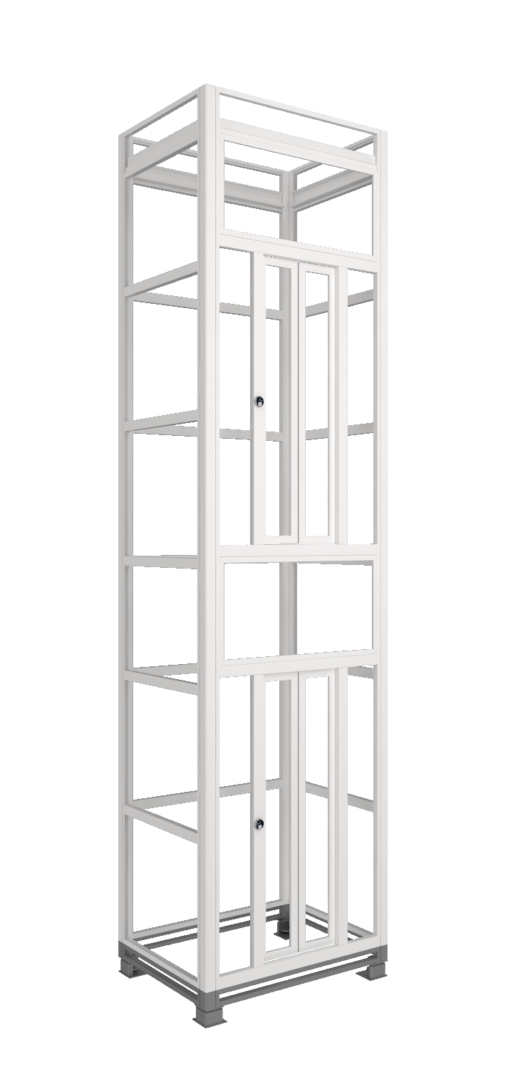 2 Panels Central Opening